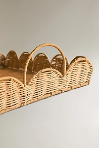 RATTAN WAVE TRAY