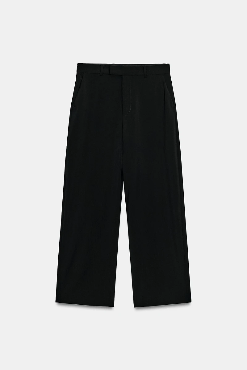 ZW COLLECTION 100% WOOL WIDE-LEG PANTS