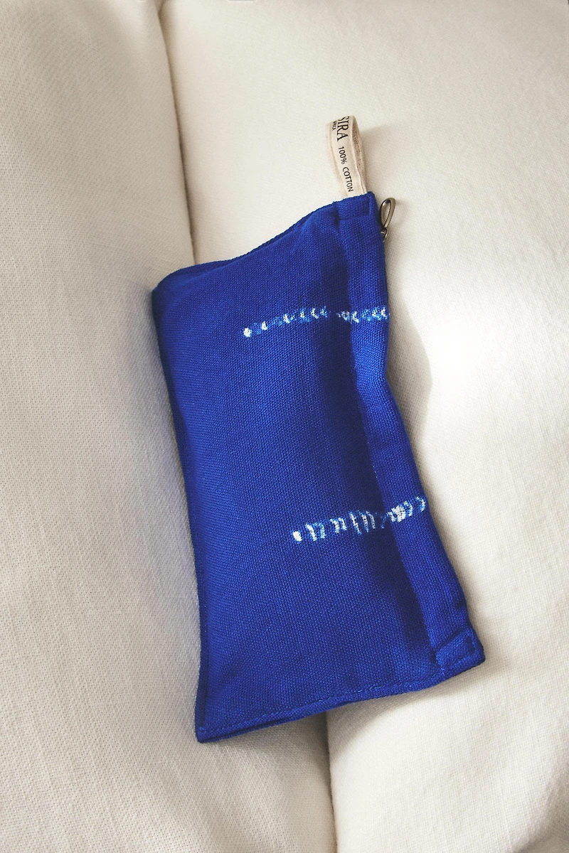 COTTON TOILETRY BAG X TENSIRA