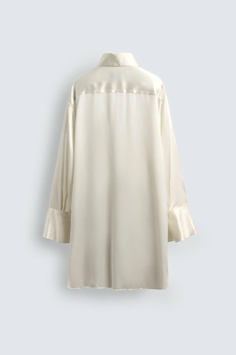 CHEMISE 100 % SOIE IMPRIMÉ PETER PAN HARRY LAMBERT FOR ZARA X DISNEY