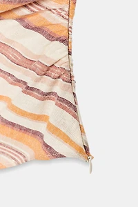 LINEN STRIPED TOP