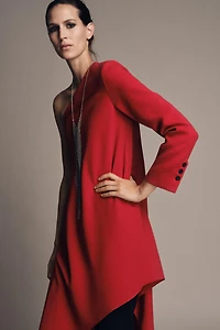 ZW COLLECTION ASYMMETRIC LONG DRESS