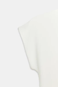 BODY EN COTON À COL MONTANT