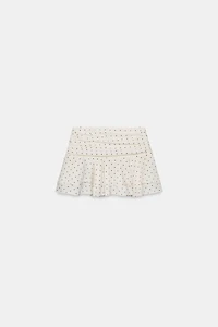 RUFFLED POLKA DOT SKORT