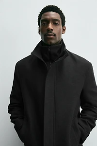 REMOVABLE COLLAR COAT