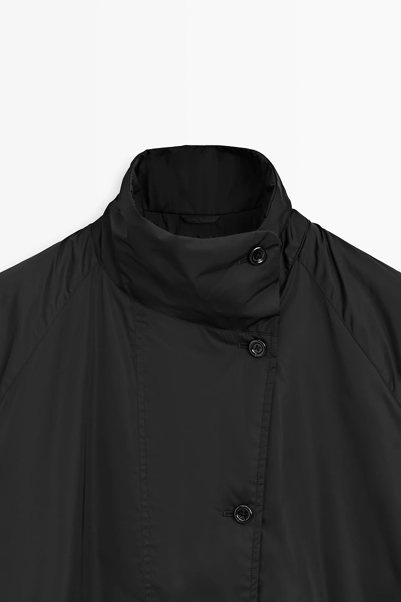 High neck puffer jacket