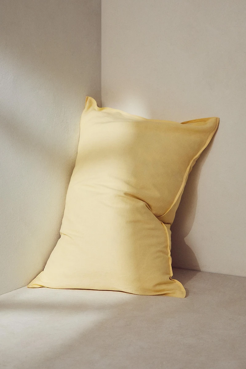 (140 GxM²) WASHED LINEN PILLOWCASE