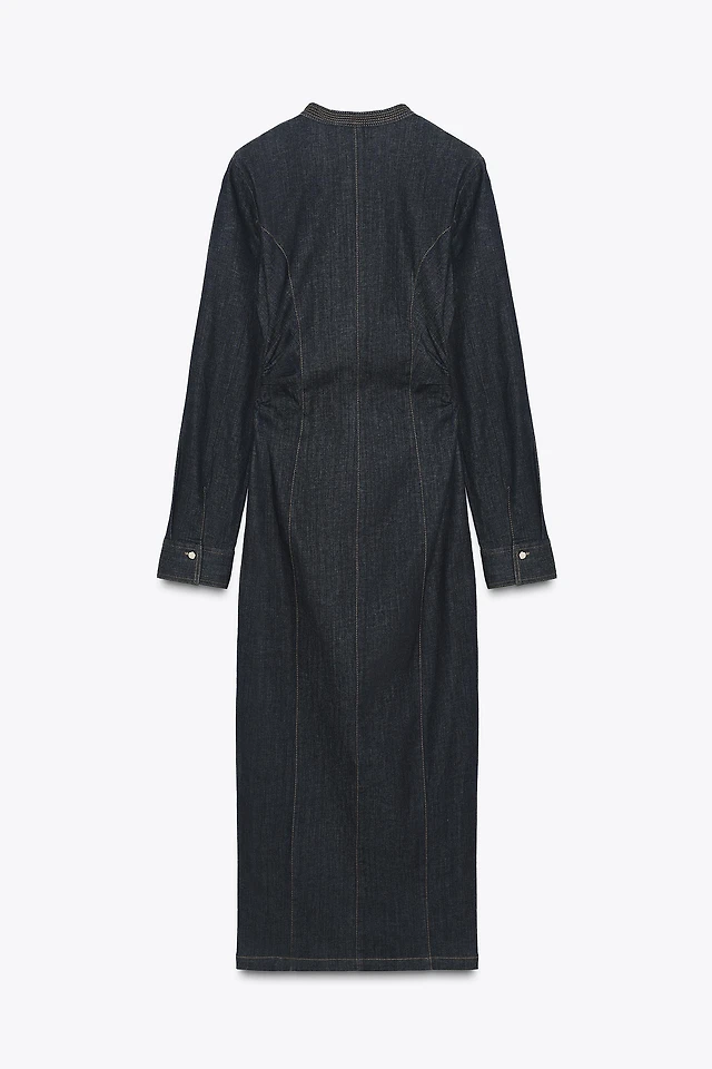 zara black denim dress ZARA. Strapless denim dress. TM – Hibuy market main image 0