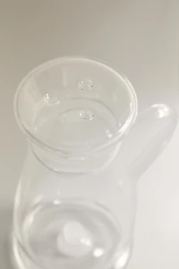 BOROSILICATE GLASS SALT AND PEPPER SHAKER SET
