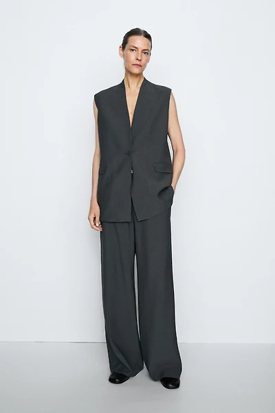 V-neck vest total look - STUDIO