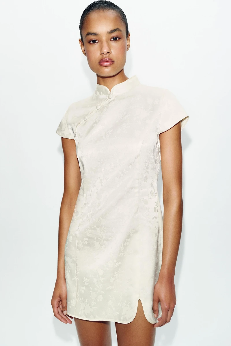 SHORT JACQUARD DRESS