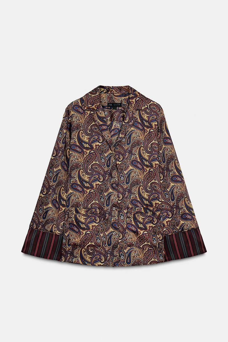 CHEMISE STYLE PYJAMA PAISLEY ZW COLLECTION