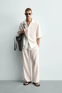 PANTALON FLUIDE À PLIS LATÉRAUX