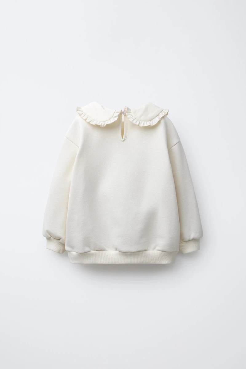 COMBINED COLLAR SWEATSHIRT