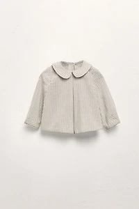 LIMITED EDITION STRIPED PETER PAN COLLAR SHIRT