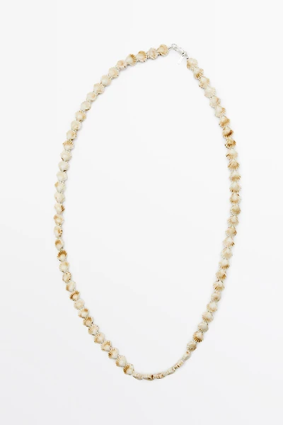 Ceramic seashell necklace