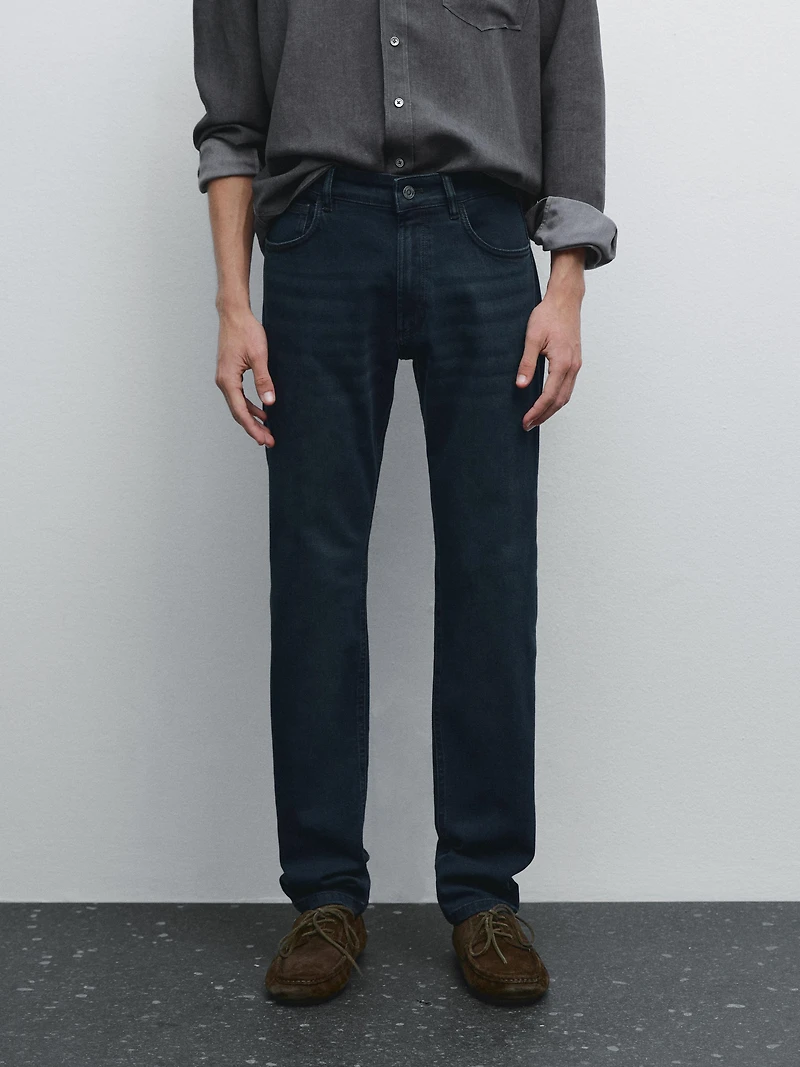 Lightweight slim fit jeans