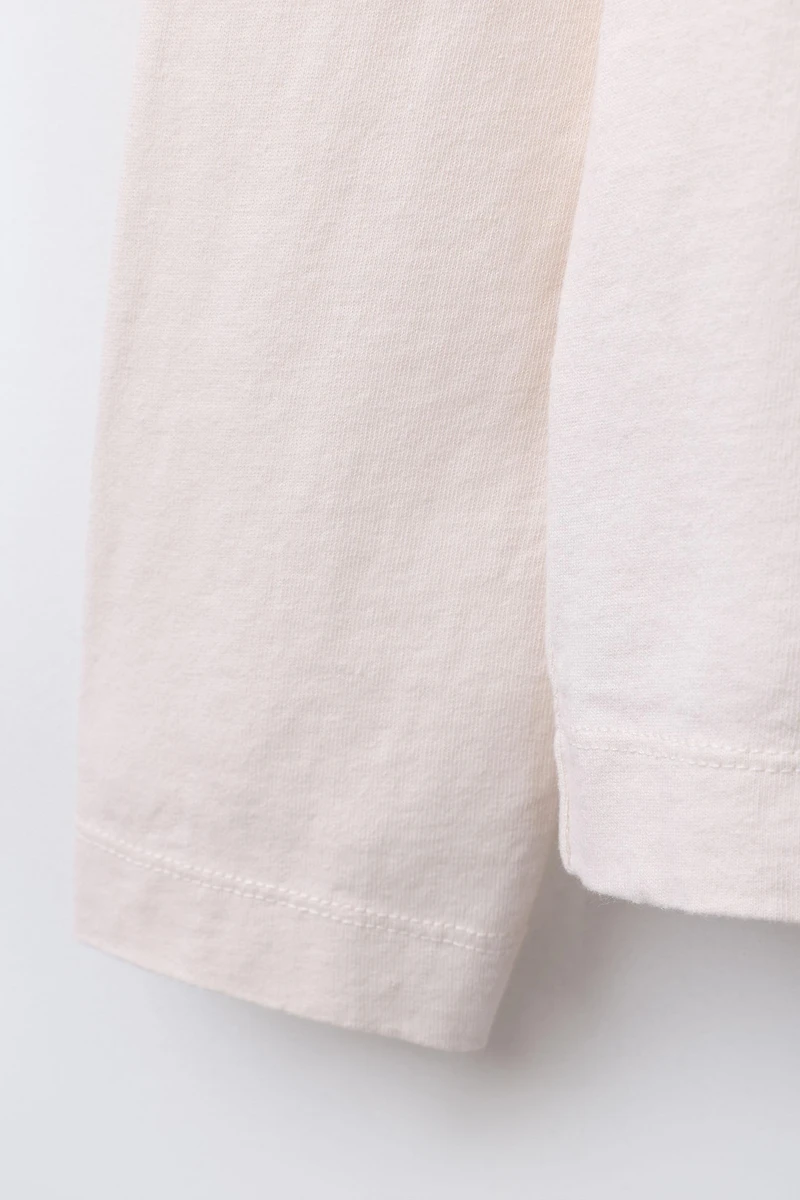 PLAIN LABEL T-SHIRT BENSIMON X ZARA