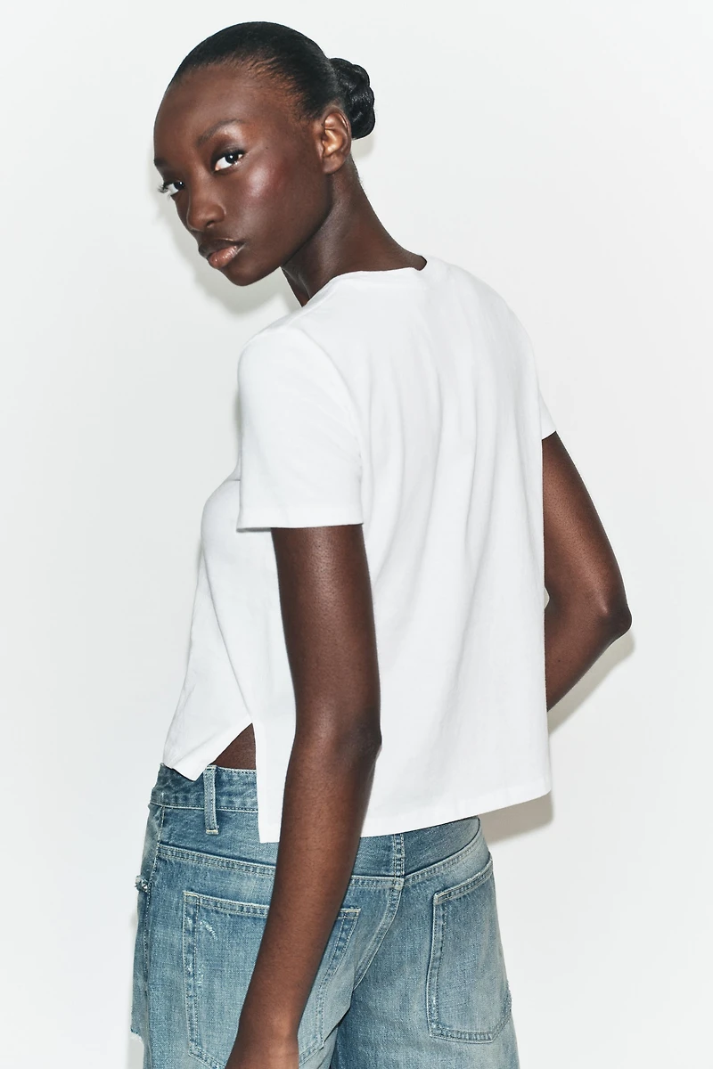 T-SHIRT RUSTIQUE MANCHES COURTES