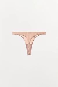 TANGA EN SOIE MIXTE BIMATIÈRE