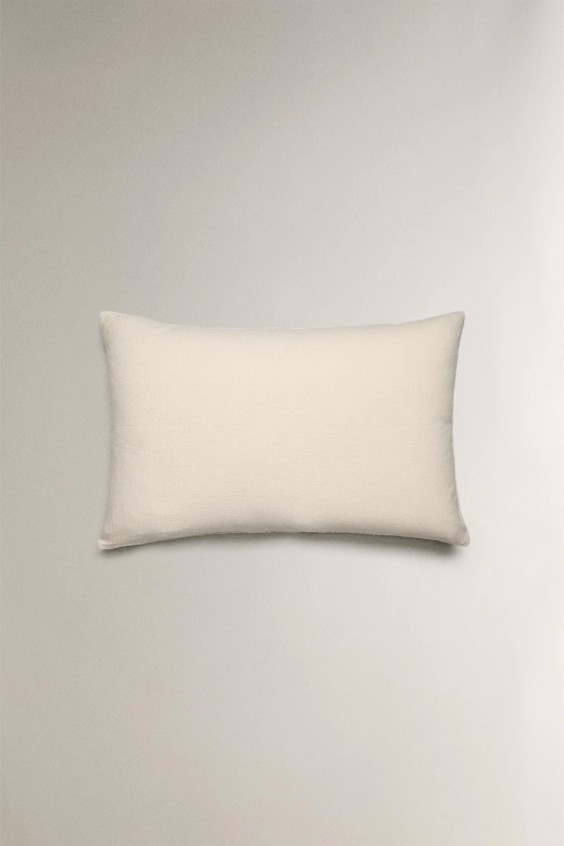 FLORAL PRINT THROW PILLOW COVER