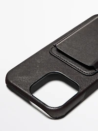 Coque iPhone Pro Max en cuir nappa