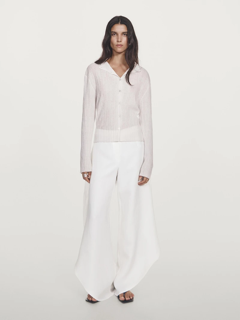 Split-hem trousers