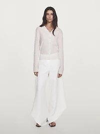 Split-hem trousers