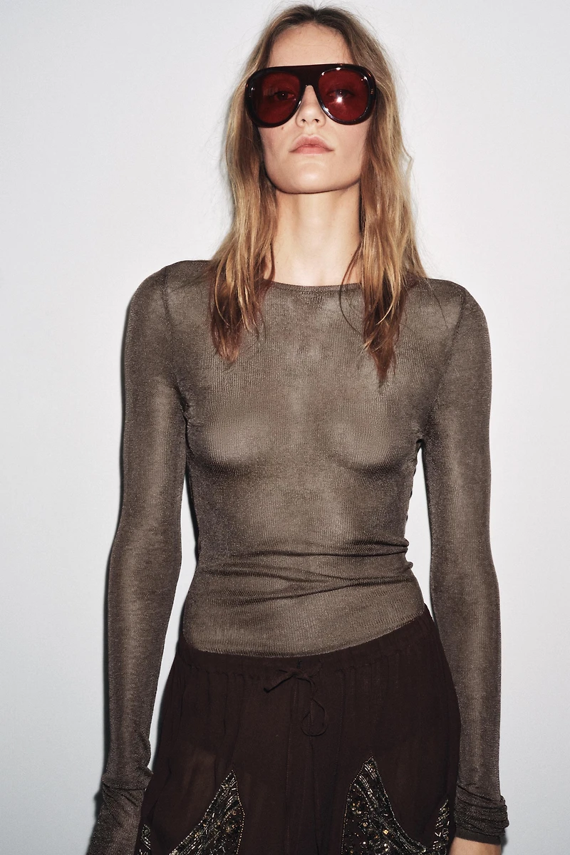 100% VISCOSE KNIT BODYSUIT