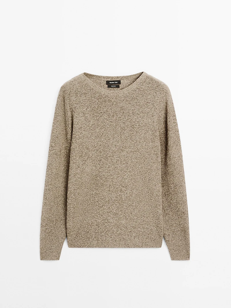 Pull en maille 100 % coton mouliné