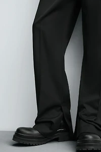 STRAIGHT FIT PANTS WITH VENTS