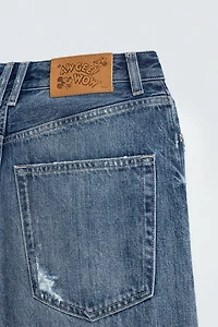 MID-WAIST BAGGY FIT JEANS HARRY LAMBERT FOR ZARA X DISNEY