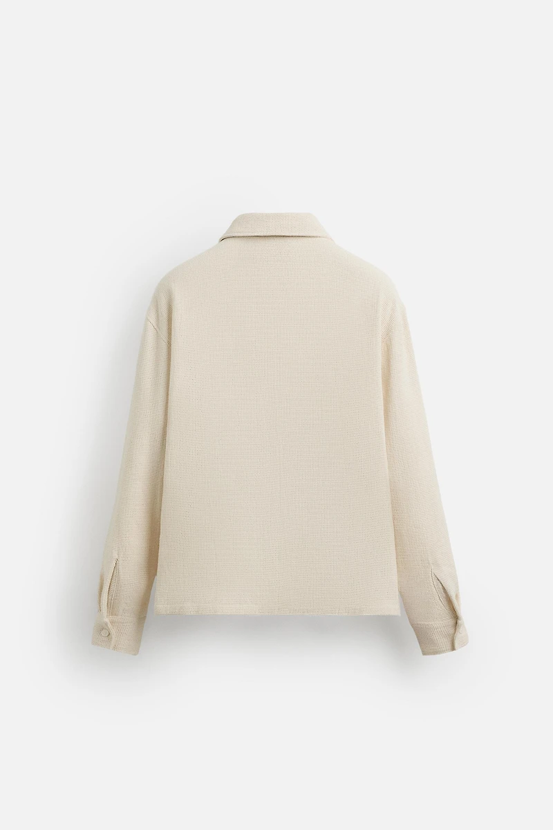 TEXTURED POLO SHIRT