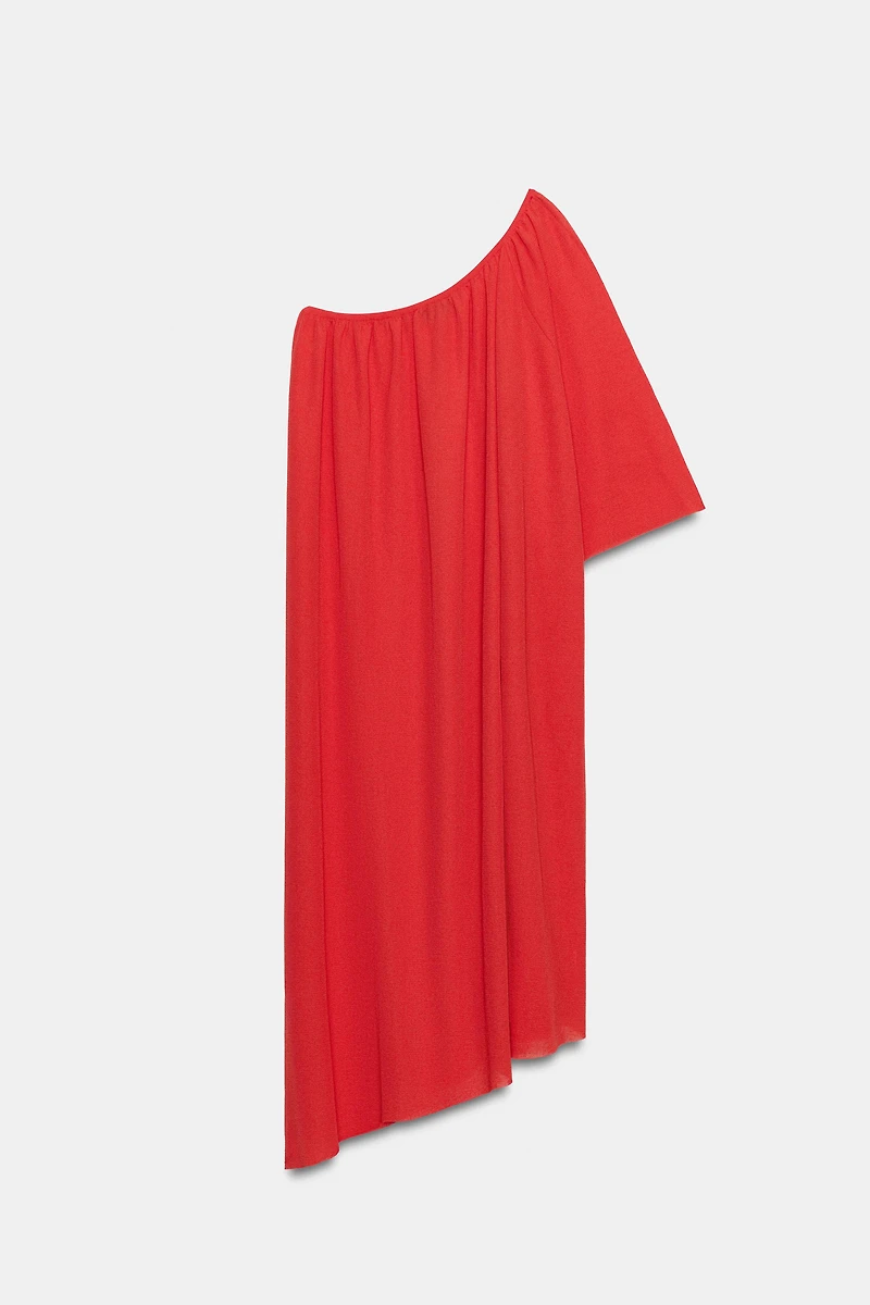 ASYMMETRIC KNIT DRESS