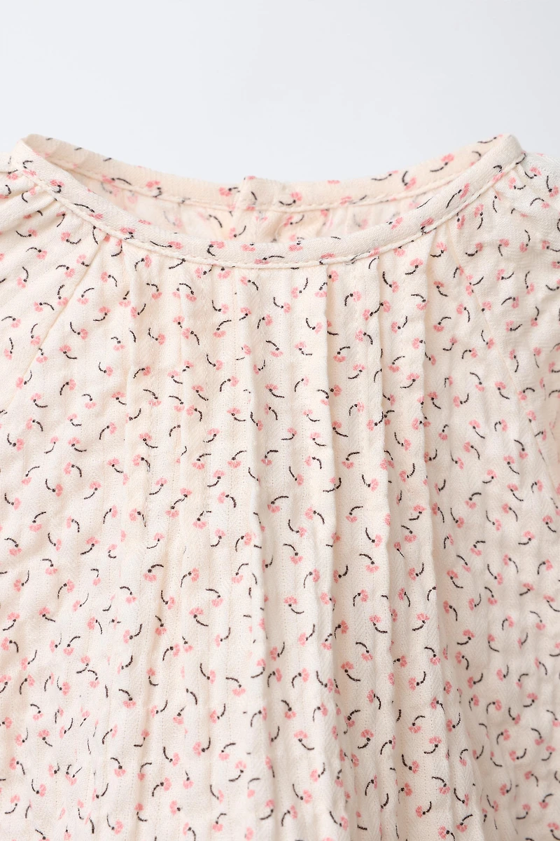 CHEMISE TEXTURÉE À FLEURS