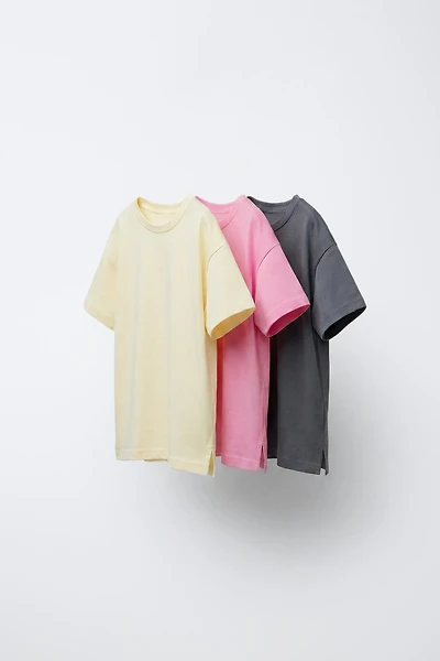 THREE-PACK OF BASIC T-SHIRTS