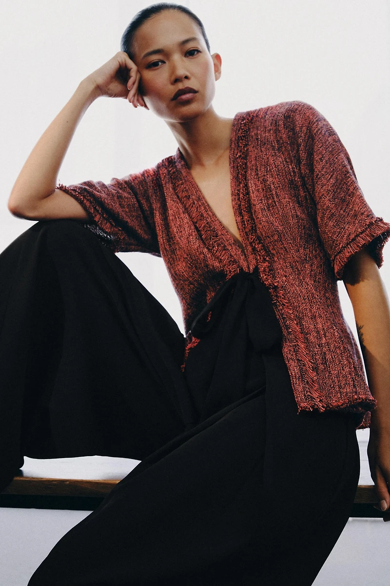 TOP PÉPLUM EFFRANGÉ ZW COLLECTION