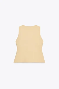 BUTTON KNIT VEST