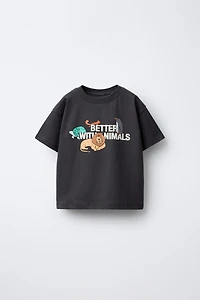 ANIMAL PRINT T-SHIRT