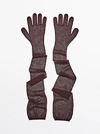 Long knit gloves - STUDIO