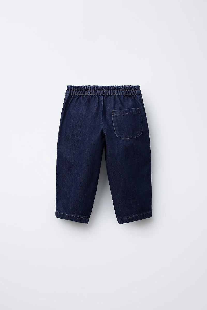 JEAN BAGGY À COUTURES