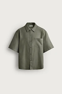 RELAXED FIT FLOWY SHIRT