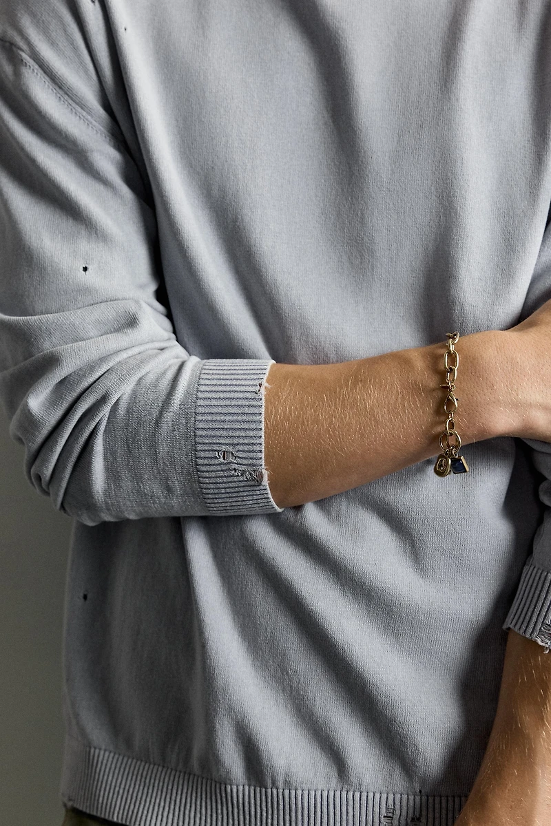 METALLIC CHARM BRACELET