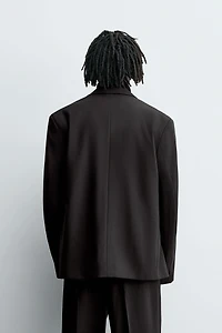 SUIT JACKET WITH REMOVABLE LAPEL