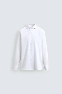 FRENCH CUFF TEXTURED SHIRT