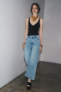 ZW COLLECTION HIGH RISE WIDE LEG JEANS