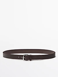 Soft nappa leather belt