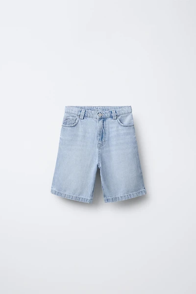 RELAXED BAGGY DENIM SHORTS
