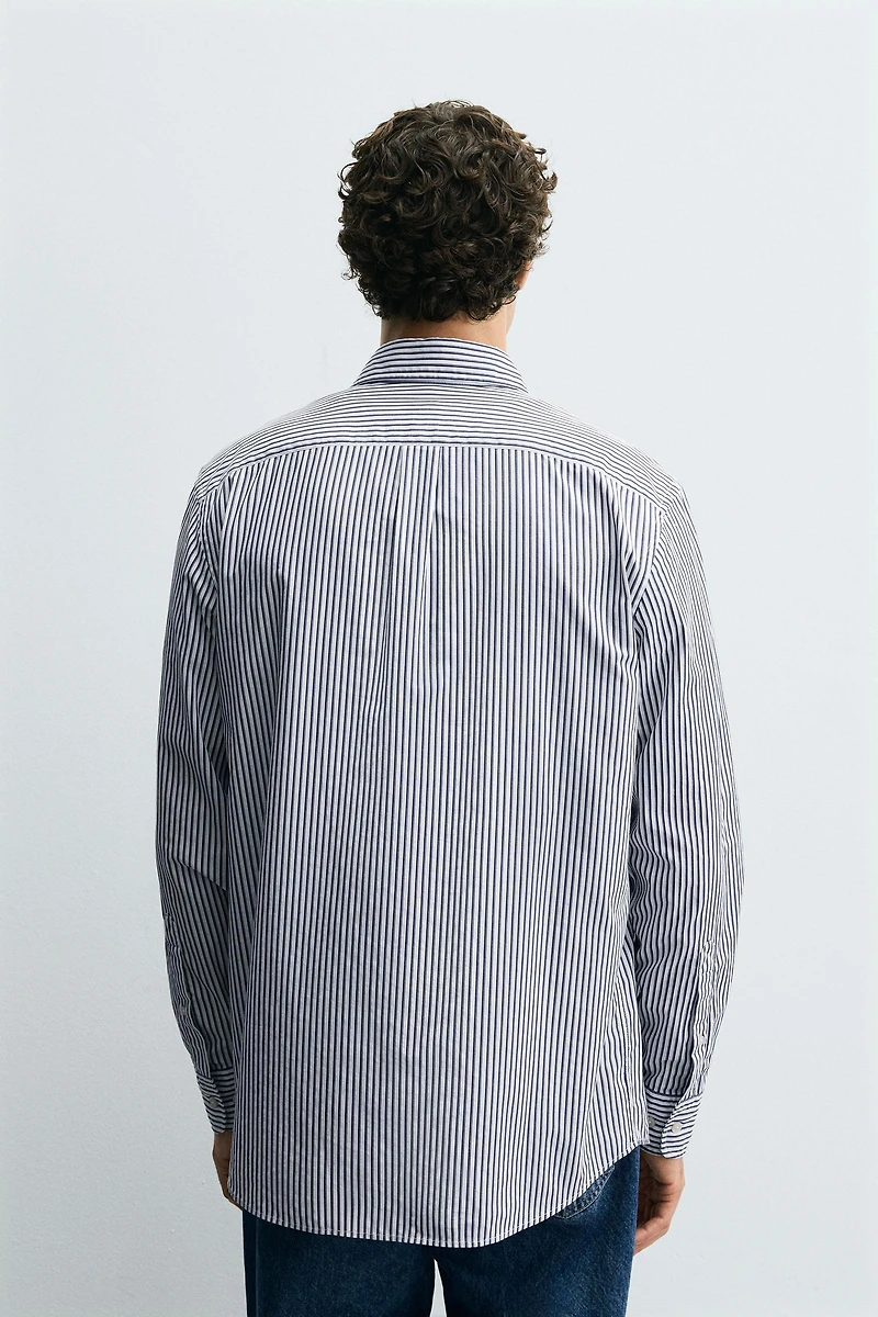 CHEMISE COUPE REGULAR À RAYURES