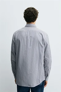 CHEMISE COUPE REGULAR À RAYURES